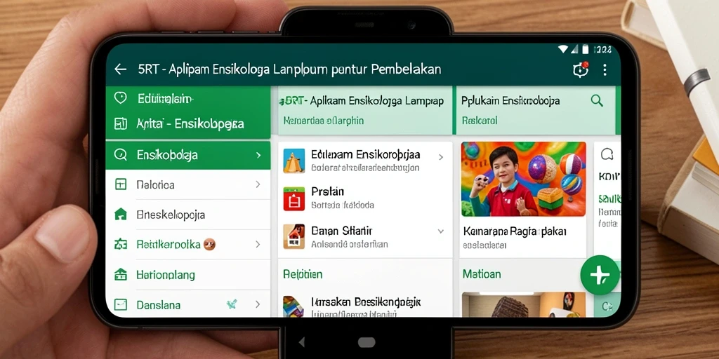 Tampilan antarmuka aplikasi 5RT yang intuitif dan menarik.