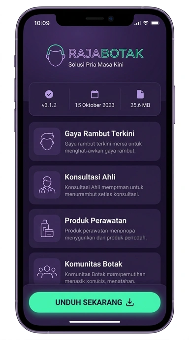 Tampilan halaman APK rajabotak